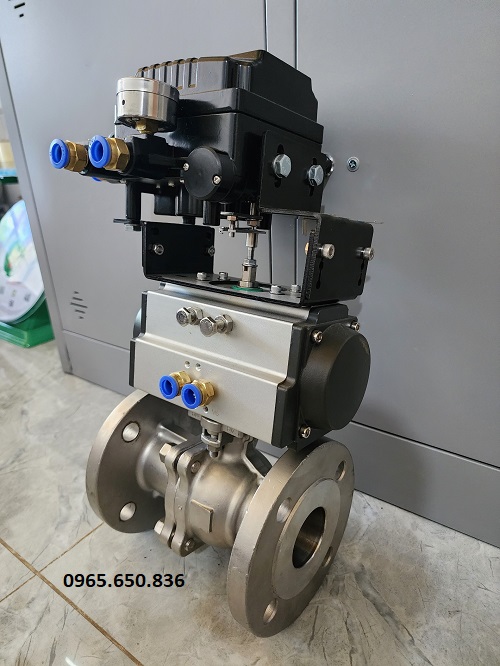 Van bi inox điều khiển khí nén tuyến tính