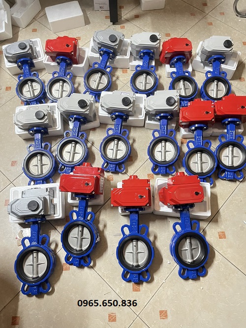 Van bướm điện bằng gang