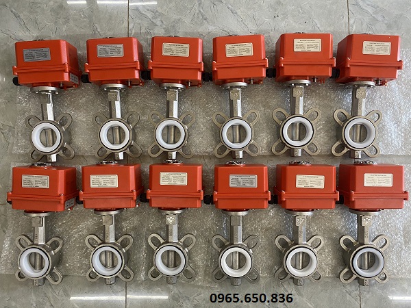Van bướm động cơ điện 24V