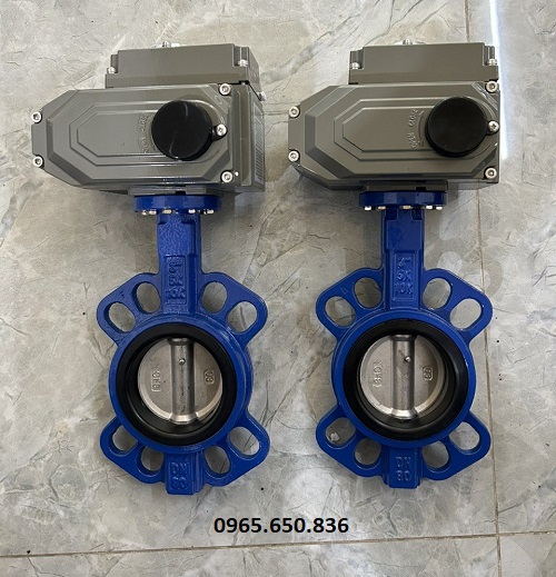 Van bướm gang điều khiển bằng điện