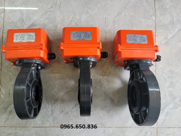 Van bướm nhựa điều khiển điện ON OFF