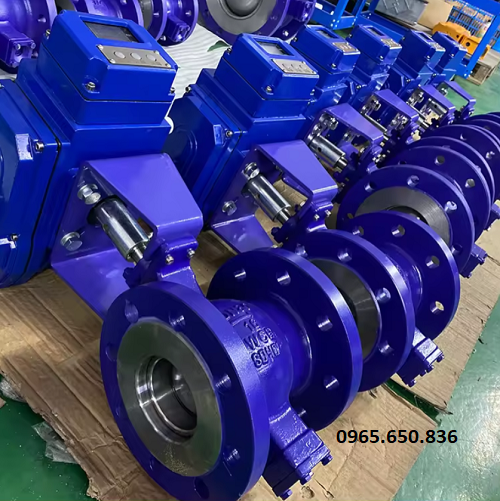 Van bướm thép động cơ điện