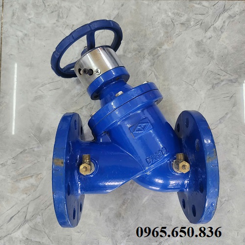 Van cân bằng gang mặt bích