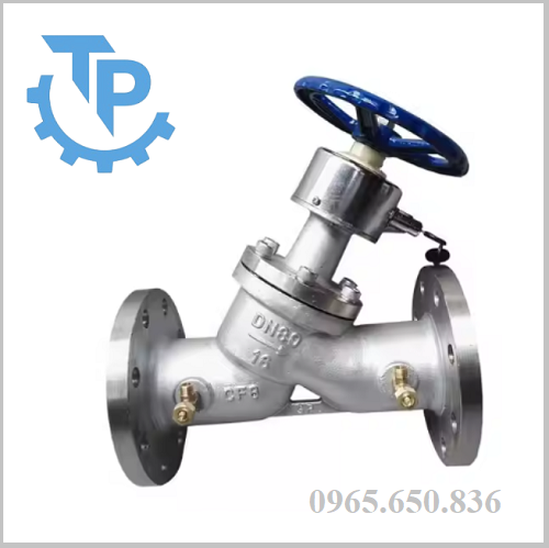 Van cân bằng inox mặt bích