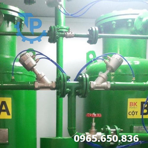 Ứng dụng van y xiên điều khiển khí nén nối ren