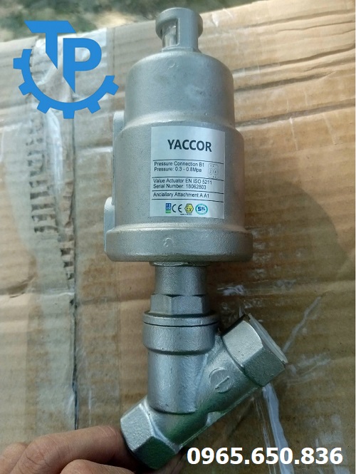 Van y xiên khí nén inox