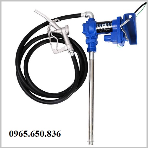 Bơm thùng phuy thân inox 220V.