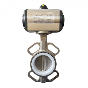 Van bướm inox điều khiển khí nén
